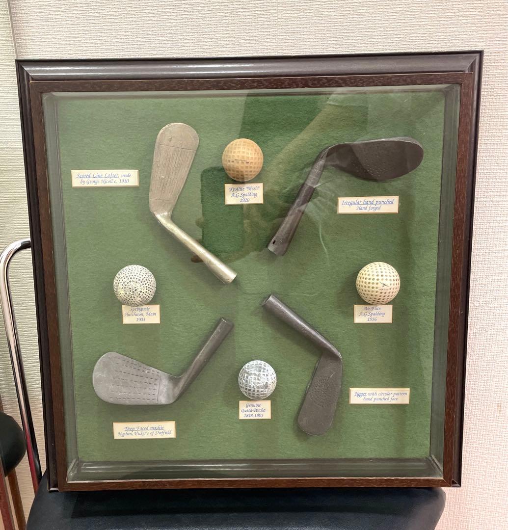 ゴルフ ディスプレイ アンティーク ビンテージ