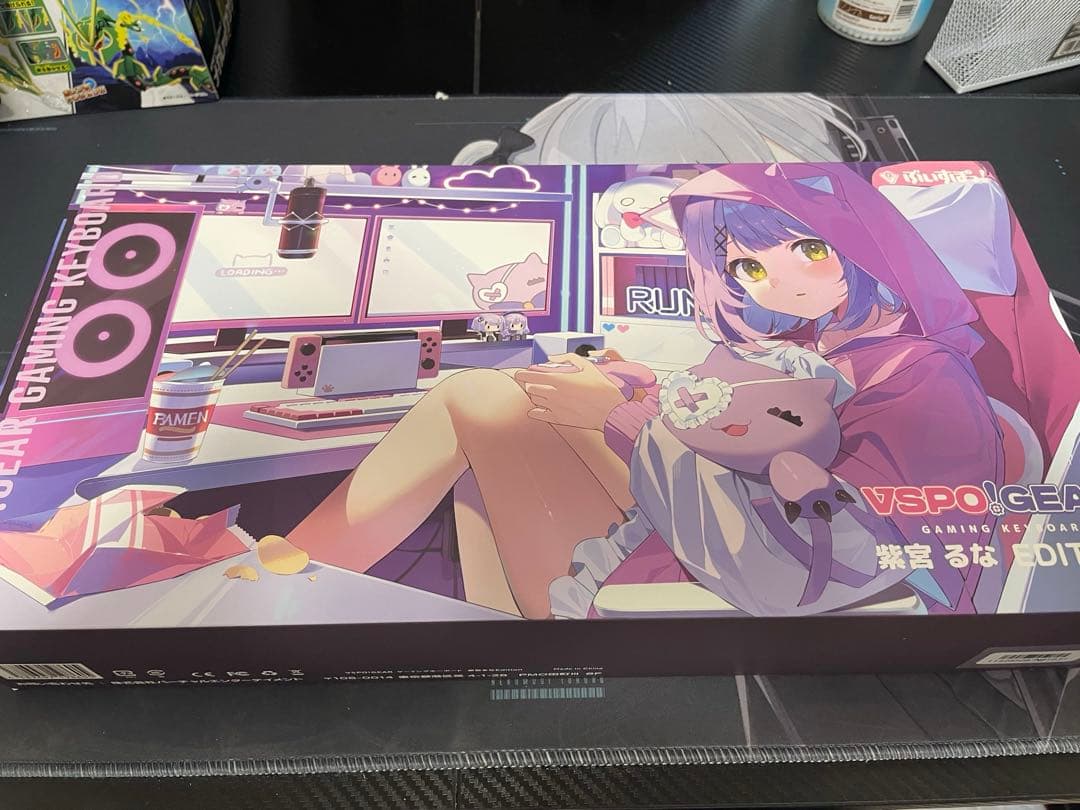 ぶいすぽVSPO! GEAR キーボードゲーミングキーボード　紫宮るな