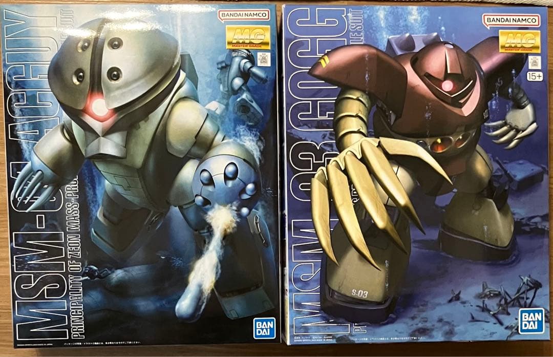 MG ゴッグ アッガイ　ガンプラ　ガンダム