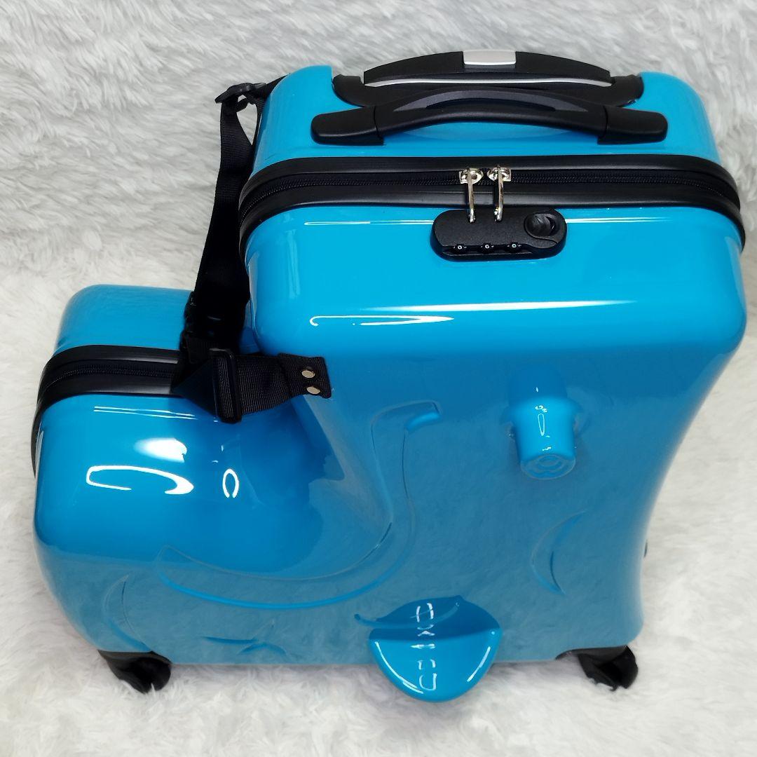 極美品✨NORICCO ノリッコ　子どもが乗れるキャリーケース　スーツケース　M