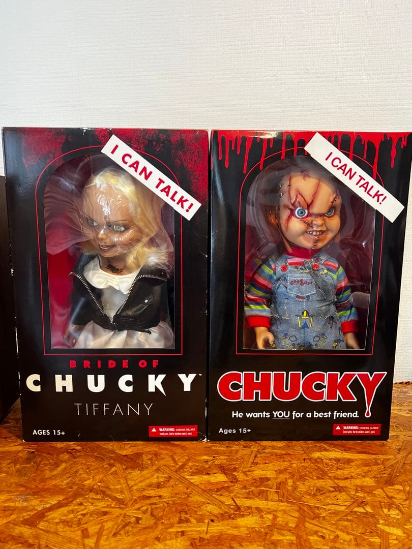 新古品！MEZCO チャッキー ティファニー　トーキング フィギュア高さ38cm