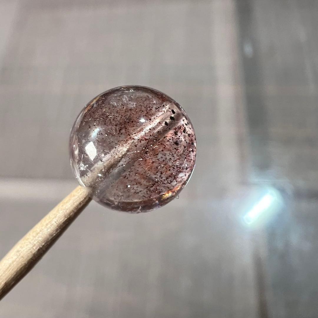 ピンクの輝き　ピンクファイヤークォーツ　ビーズ　4