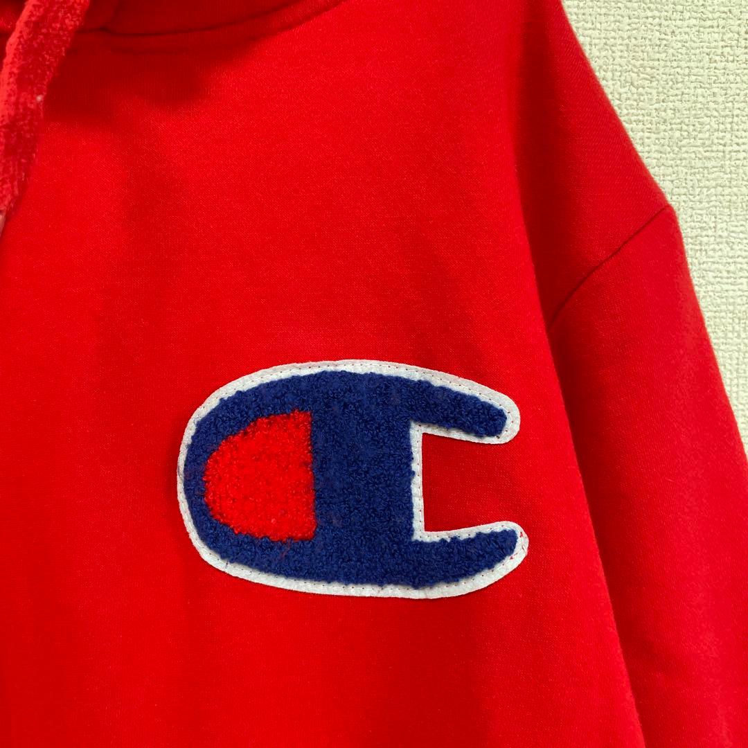 激レア アベイシングエイプ Champion コラボ パーカー 赤 M