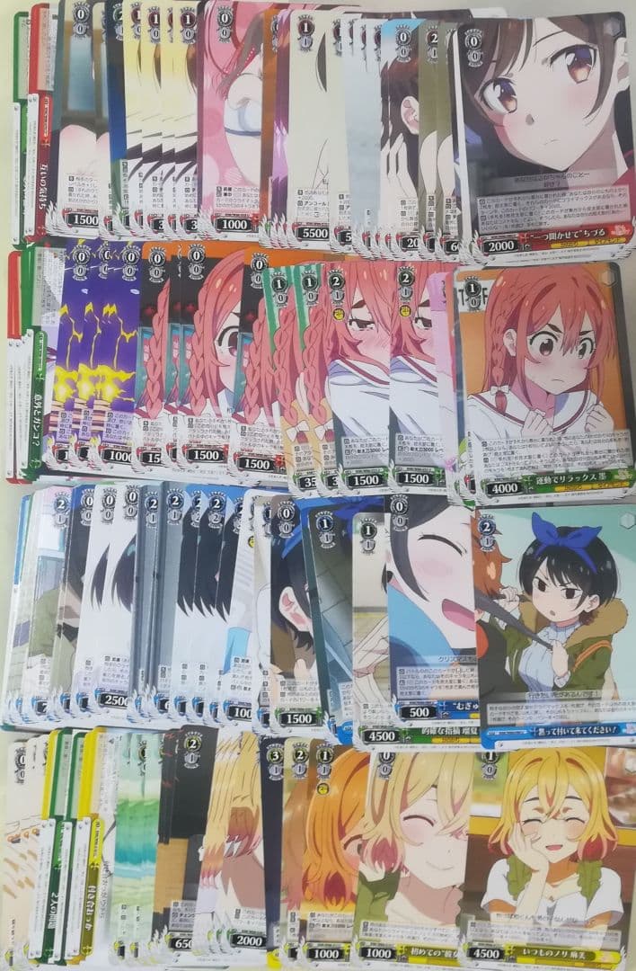 彼女お借りしますヴァイスシュバルツ　カノ借り　桜沢墨　桜沢墨箔押し　サインカード