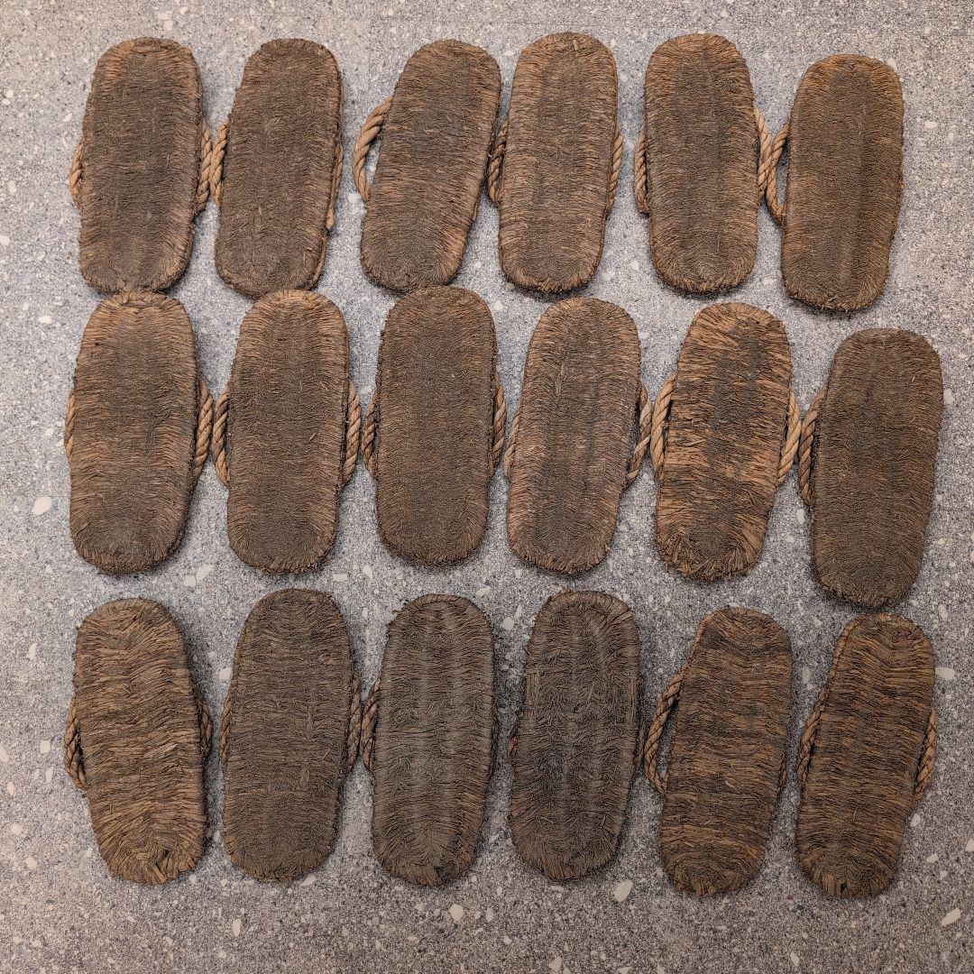 茶道具　露地用　ぞうり・雪駄　二十二足