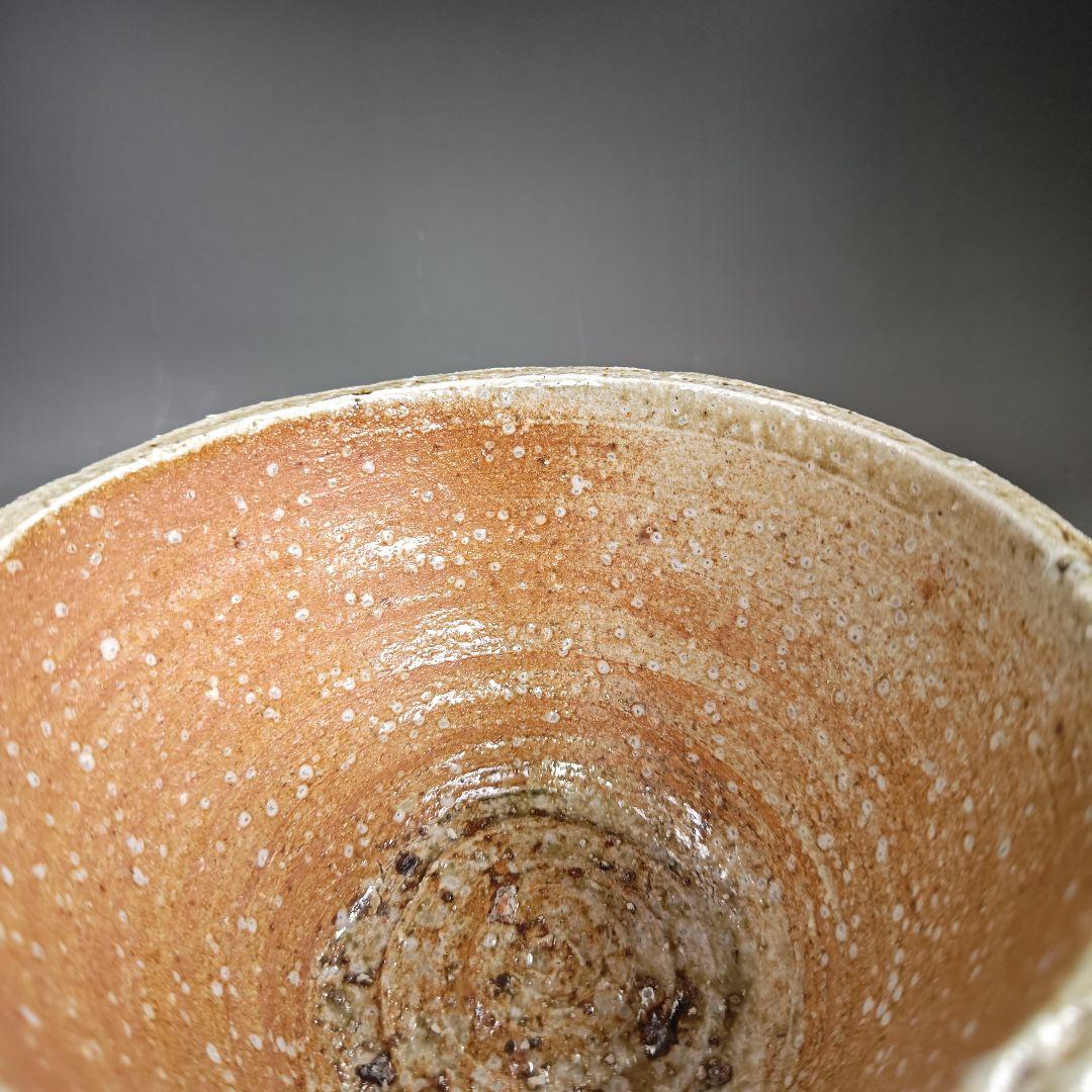 イ518 水指『信楽　広口水指　共箱』『江川拙斎作』茶道具