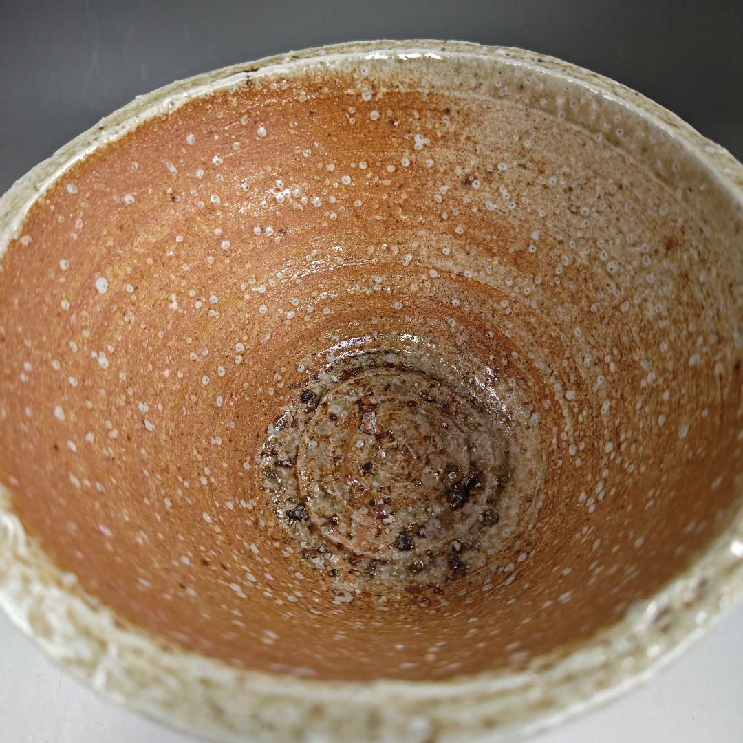 イ518 水指『信楽　広口水指　共箱』『江川拙斎作』茶道具