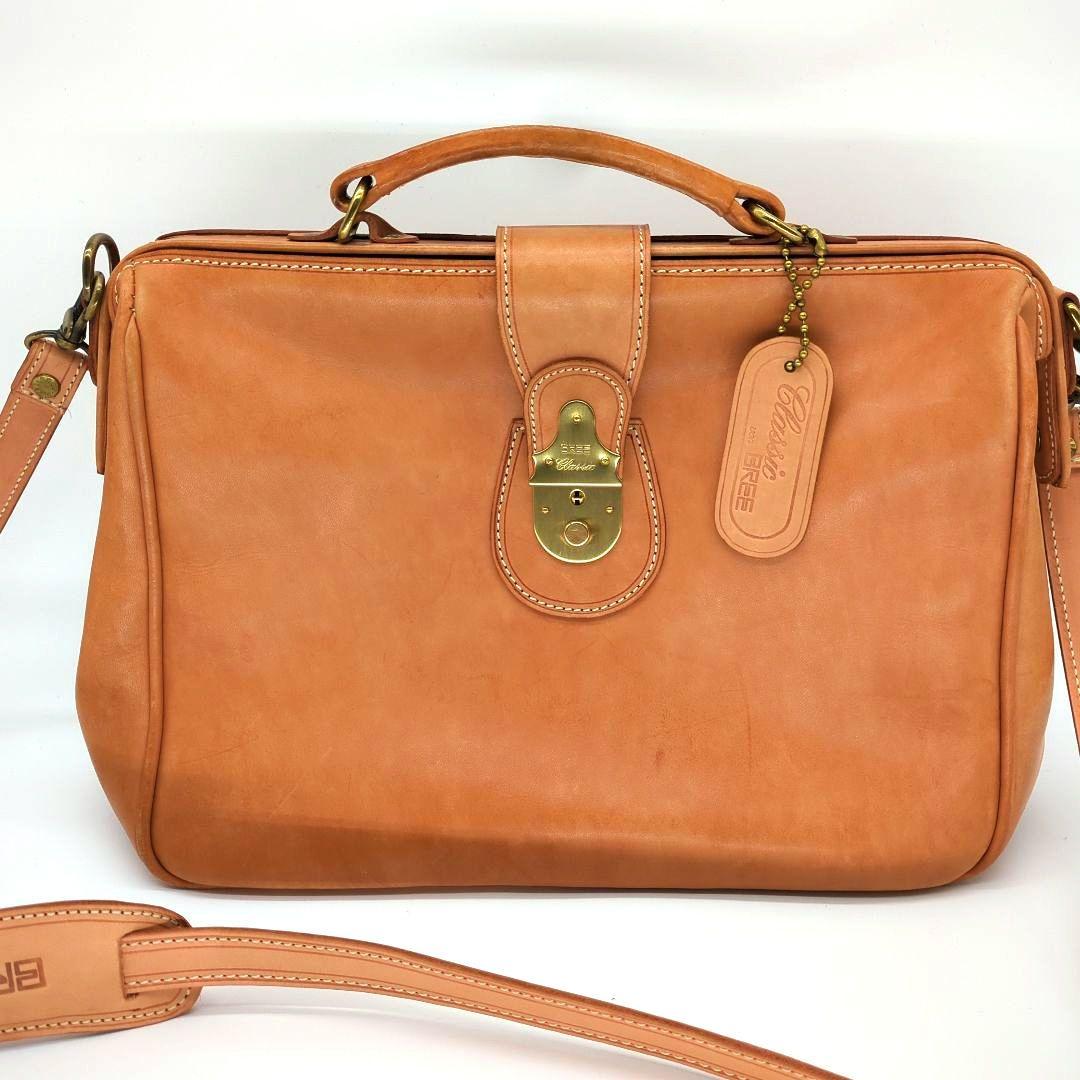 【美品】ブリー ダレスバッグ 2way ヌメ革