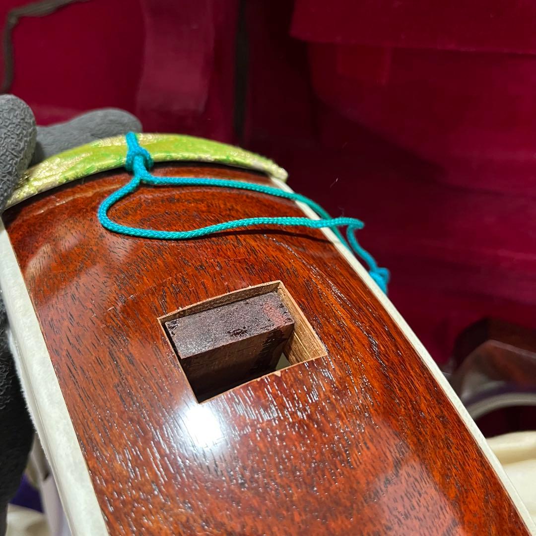 三味線 本体 3弦 白 ケース付き