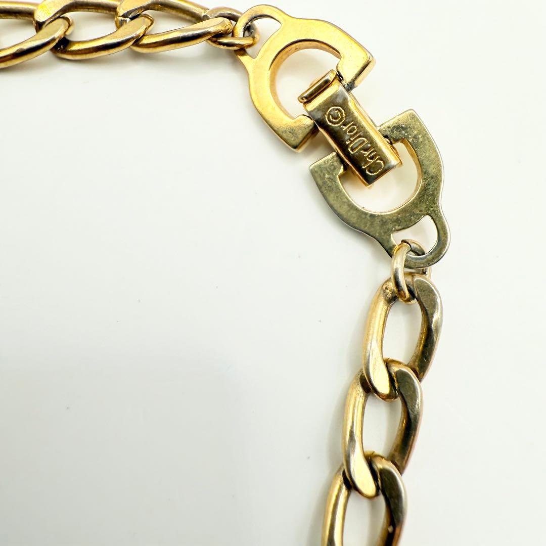 【vintage】Christian Dior ディオール　チェーンブレスレット