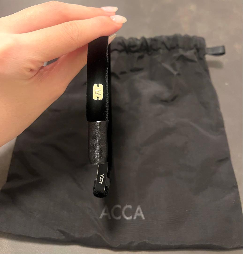 acca ヴェルベットリボン ヘッドバンド カチューシャ ベロア