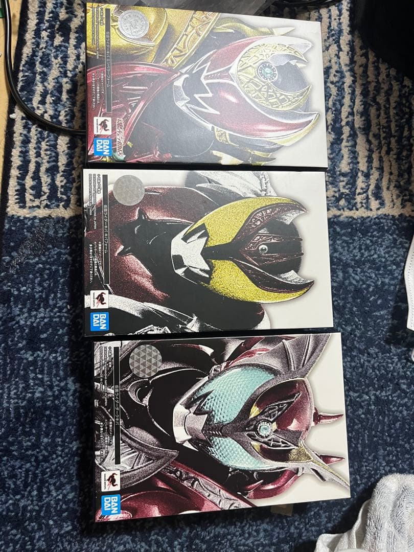 真骨彫 画面ライダーキバ ダークキバ エンペラーフォーム 3体セット