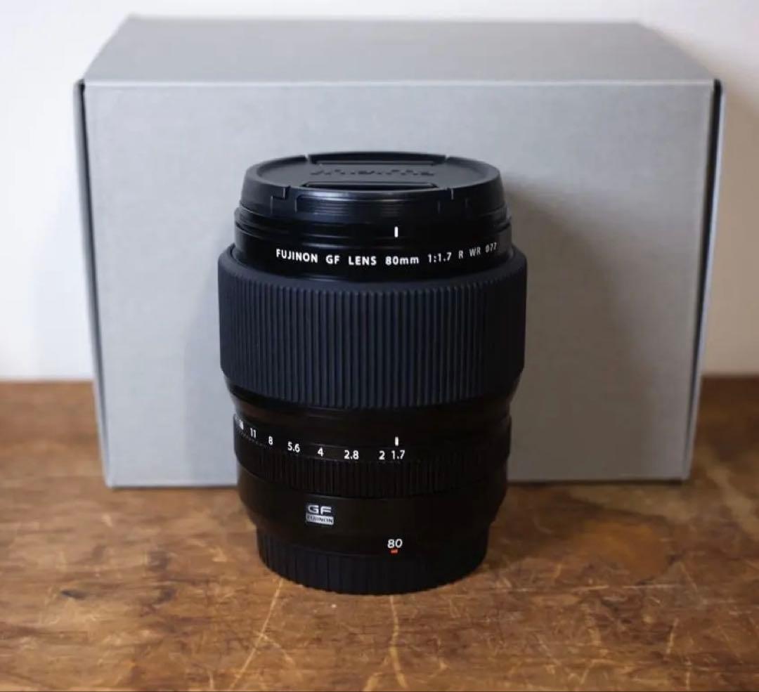 美品 Fujifilm GF 80mm f/1.7 R WR 保証付きプロメンテ