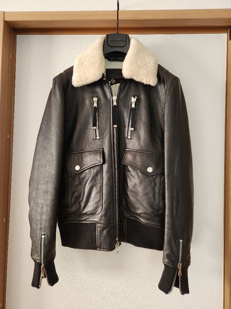 新品25.5万円 DIESEL BLACK GOLD レザージャケ最終げ