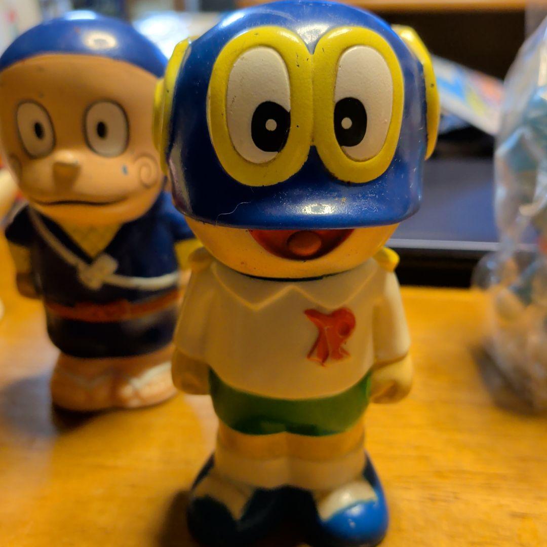 ソフビドラえもん、パーマン、ドラえもん他4体キャラクター貯金箱セット　住友銀行