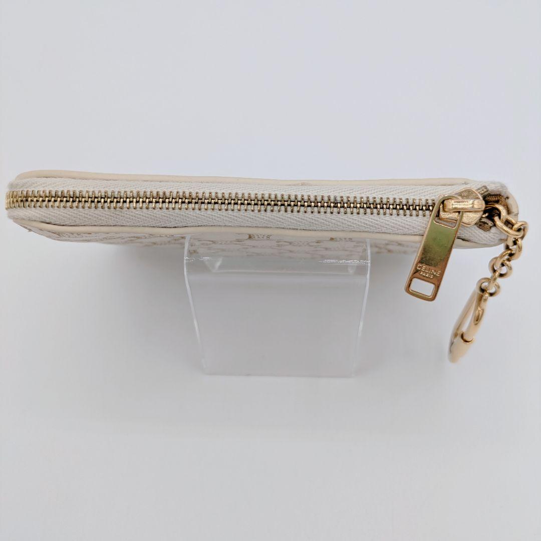 CELINE セリーヌ トリオンフ PVC ケース 白 ホワイト