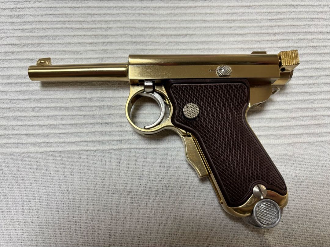 美中古 モデルガン マルシン 南部式小型自動拳銃 御賜 ベビーナンブ 動作確認済