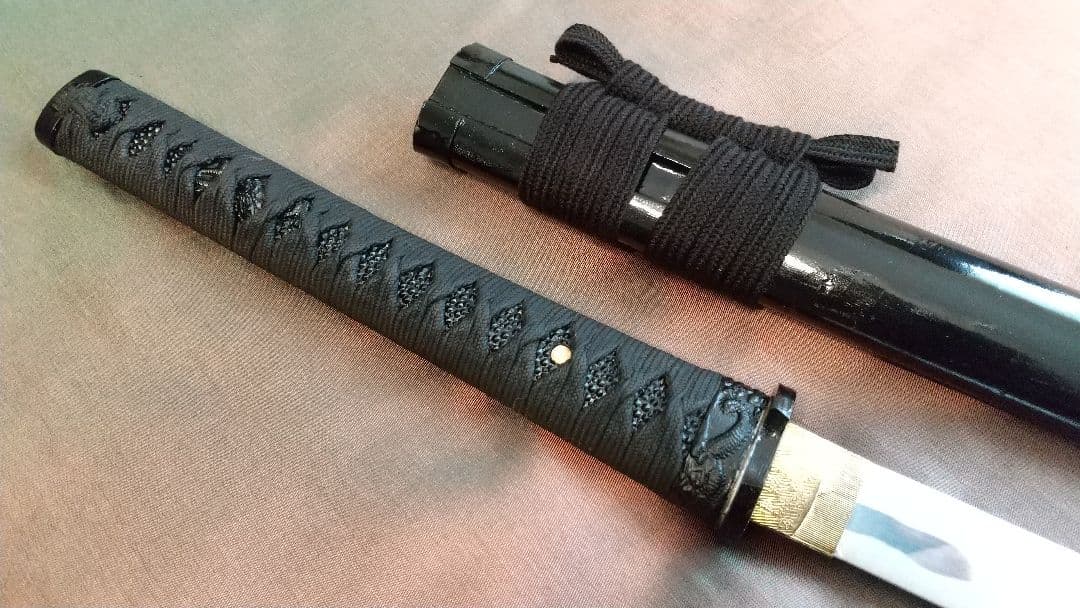 【小柄櫃あり】軽量アルミ刀身 模造刀 模擬刀 喰出鍔 模擬刀 sword 舞踊刀