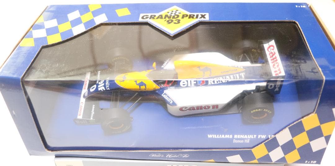 ポールズモデル　　１／1８　ウィリアムズ・ルノーＦＷ１５　デーモン・ヒル仕様