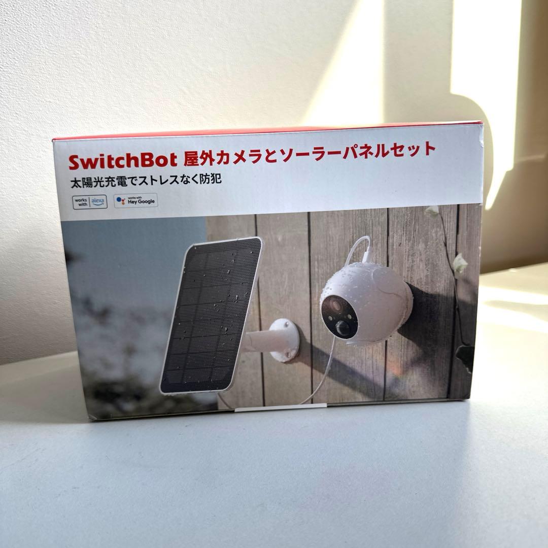SwitchBot 防犯カメラ+ 屋外カメラ専用 ソーラーパネル