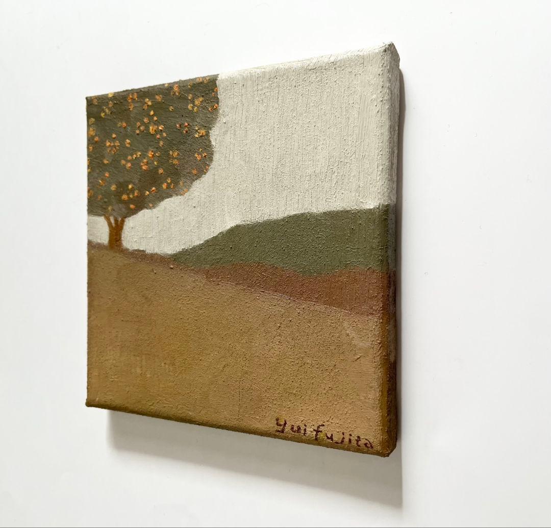 油彩画　金木犀