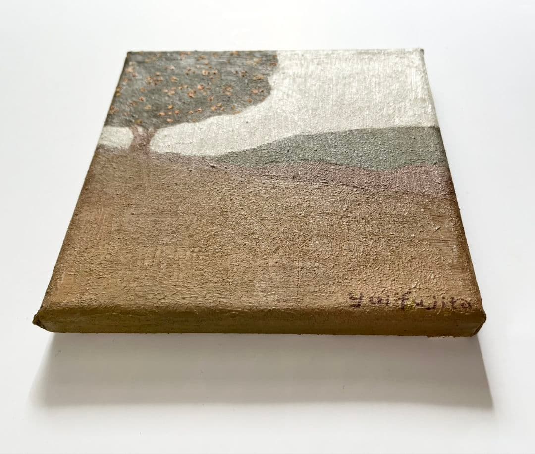 油彩画　金木犀