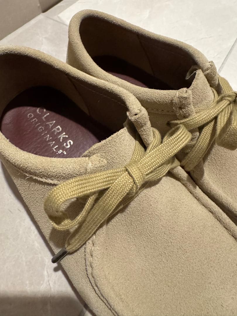 極美品⭐︎CLARKS ORIGINALS ワラビー【ベージュ】