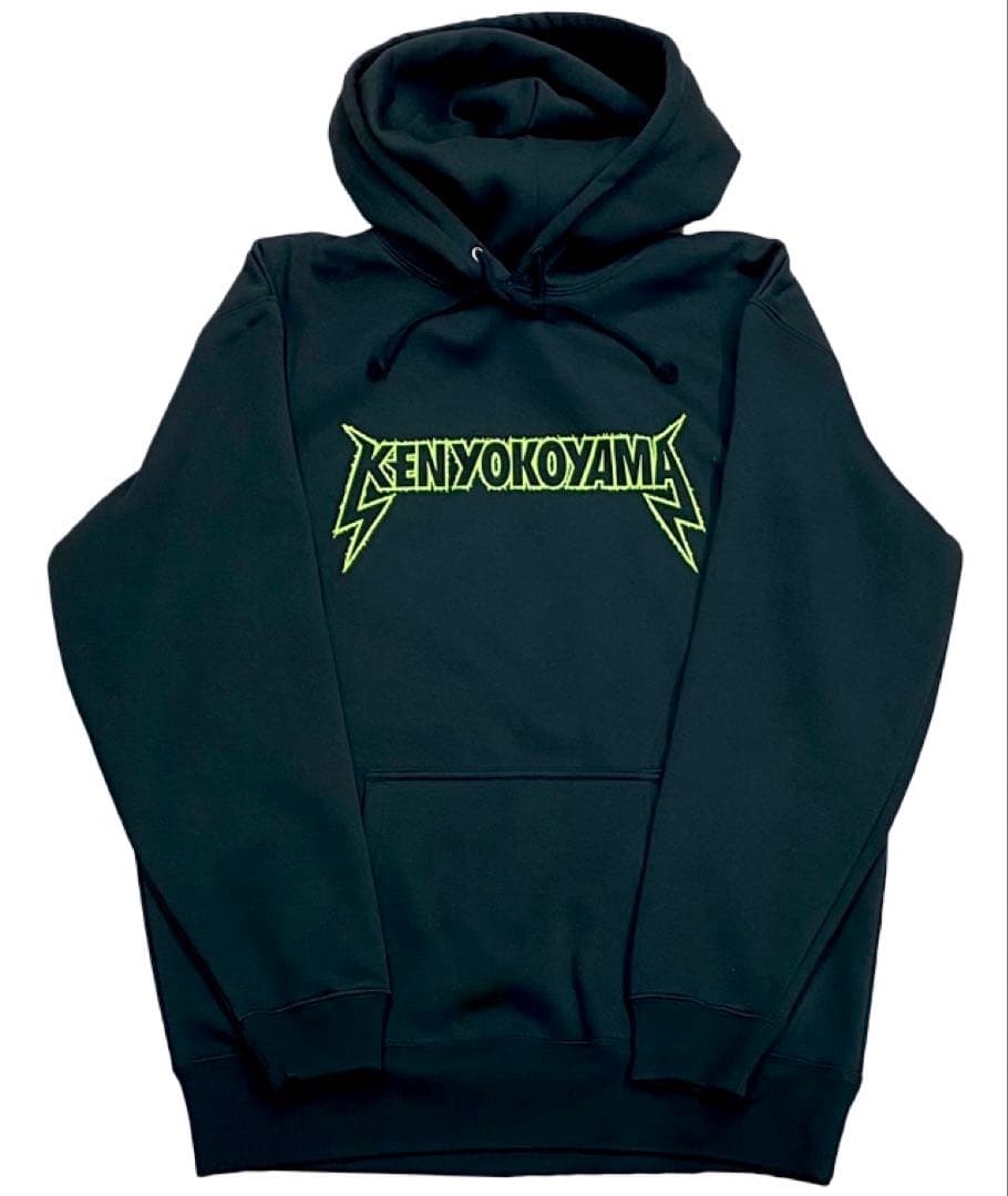 新品 KEN YOKOYAMA横山 健『MOW』パーカー黒L② ハイスタンダード