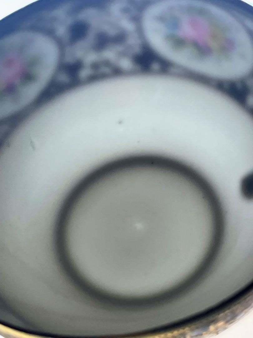 オールドニッポン エッグシェル アールヌーボ様式 ティーカップ ソーサー