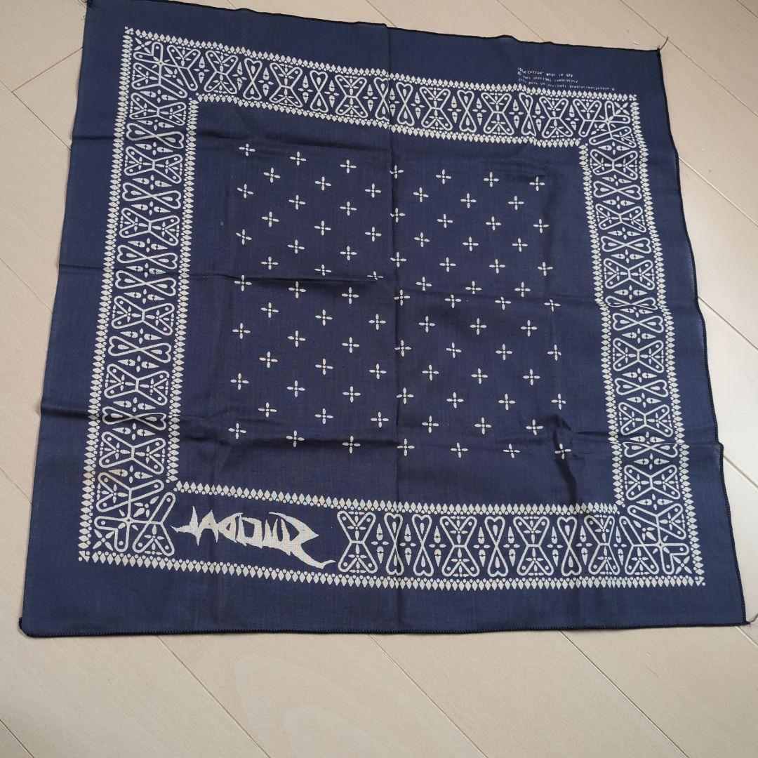 ビンテージバンダナ未使用　90年代物スーサイダルデンデンシーズ　クロス柄