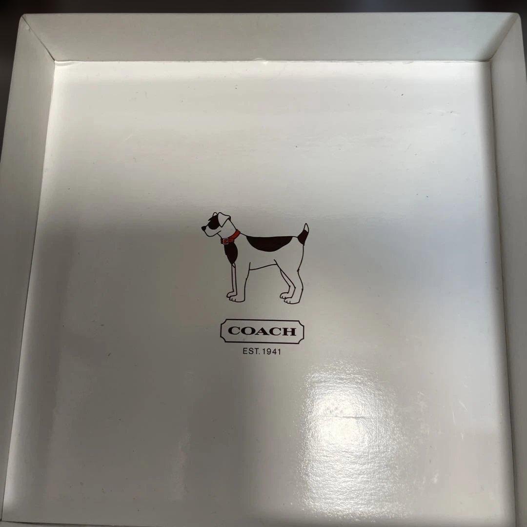 COACH ブラックレザーリード 箱付き