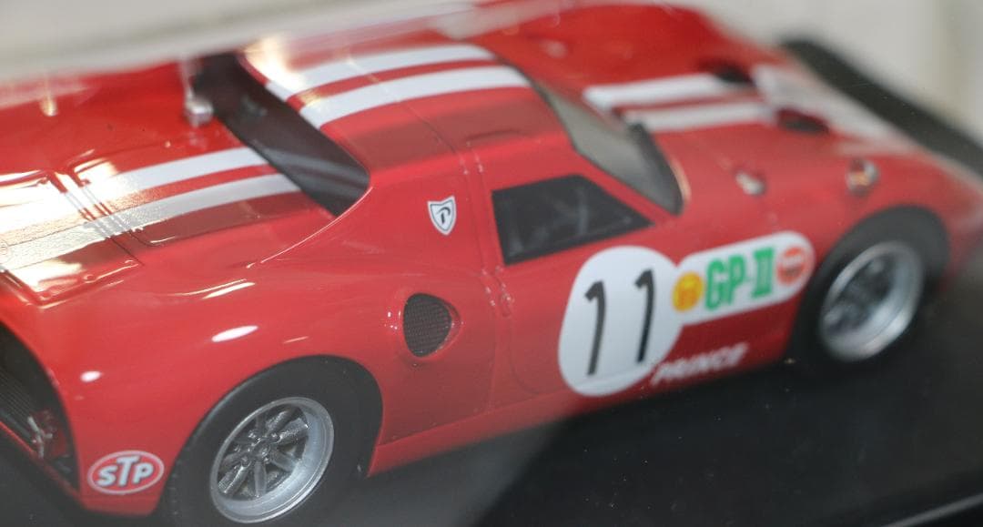 希少インターアライド製1/24プリンスＲ３８０（赤）１９６６日本ＧＰ優勝者出場車