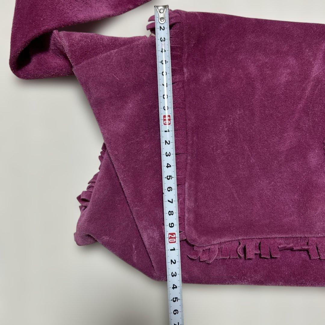 ヴィヴィアン スエード ショルダーバッグ ピンクパープル系 変形 レア