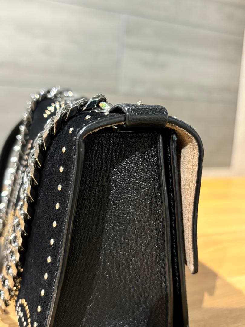 JIMMY CHOO ブラックパーティーバッグ