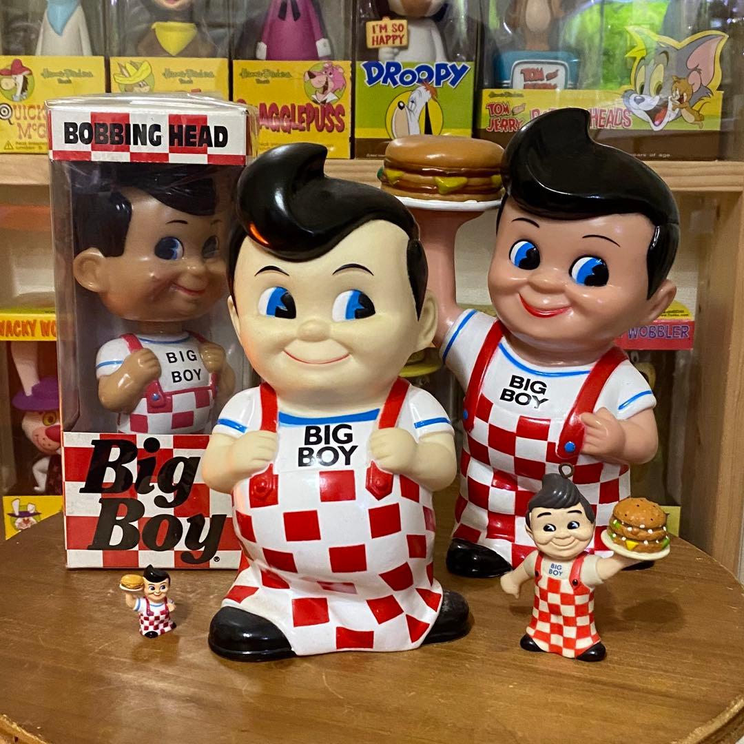 BIG BOY ビッグボーイ ボビングヘッド 貯金箱 フィギュア セット