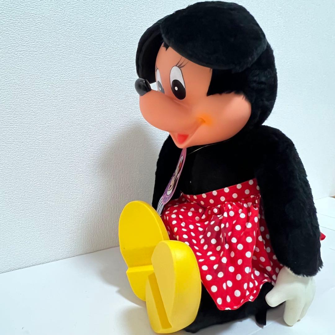 ミッキーマウス　ミニーマウス　ヤングエポック　ぬいぐるみ人形　レトロ　レア希少