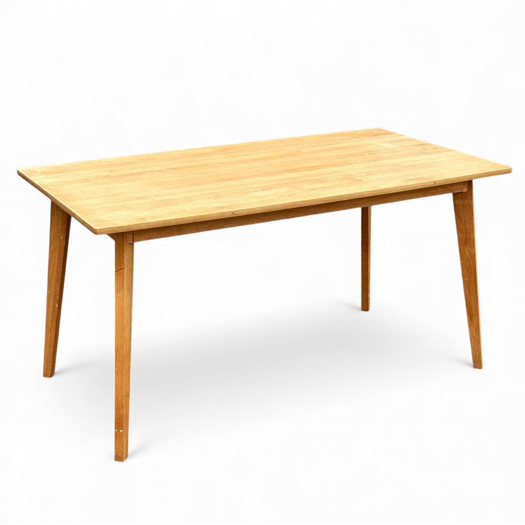 モモナチュラル VIBO アルダー材 天然木 北欧風 ダイニングテーブル