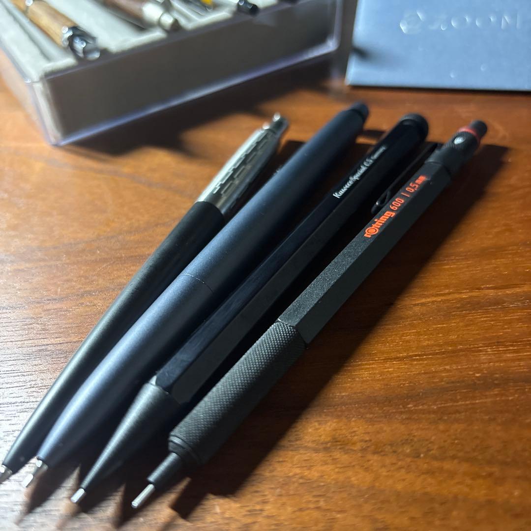 シャープペンシル4本セット箱付き【美品】