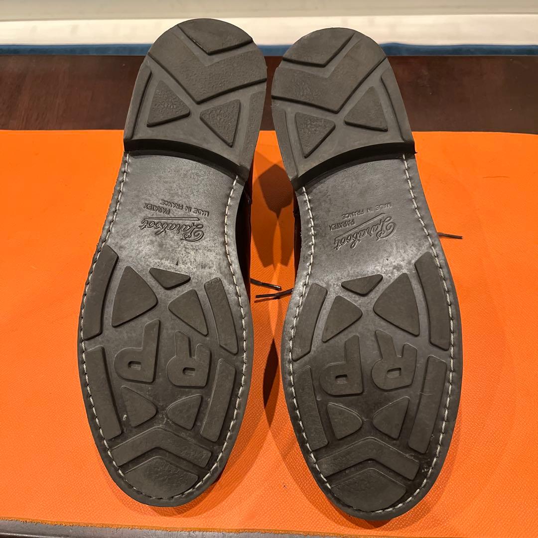 パラブーツ Uチップ シャンボード ダークブラウン UK9.5 paraboot