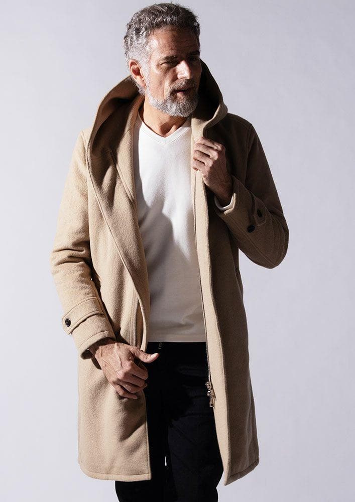 ka_bo【AKM】WRAP HOODED コート【新品・未使用・タグ付】