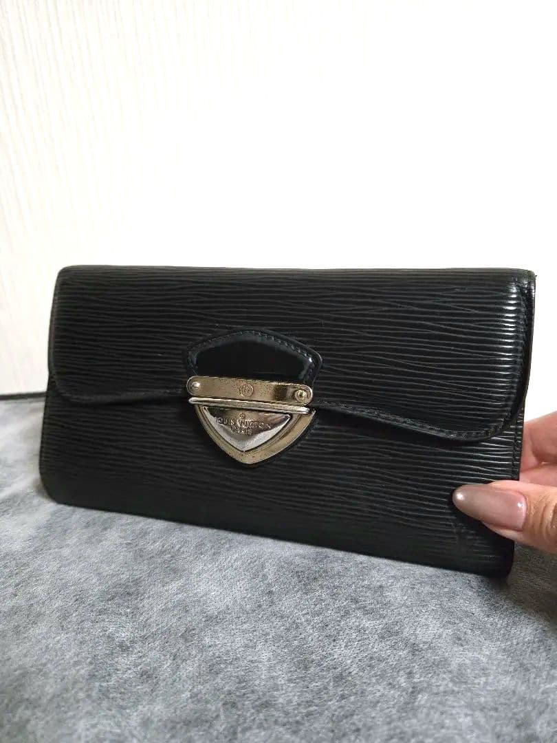 Louis Vuitton ルイヴィトン エピ 長財布 三つ折り財布 ウジェニ