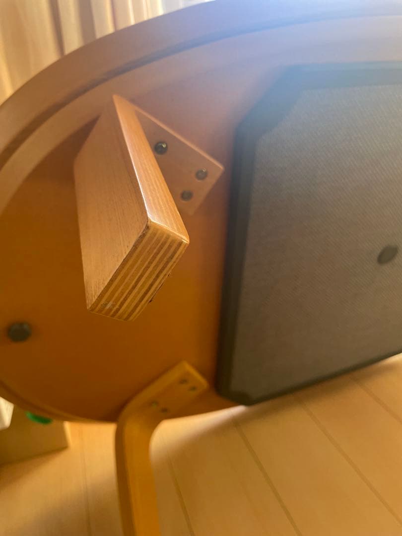 ナチュラルウッド 楕円形木製テーブル　中古品