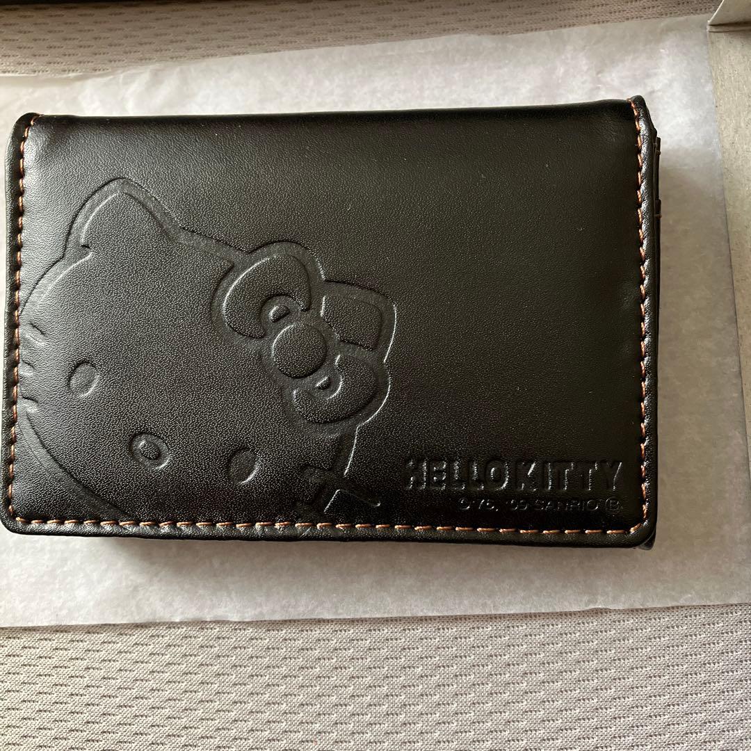 ハローキティ牛革名刺入れ