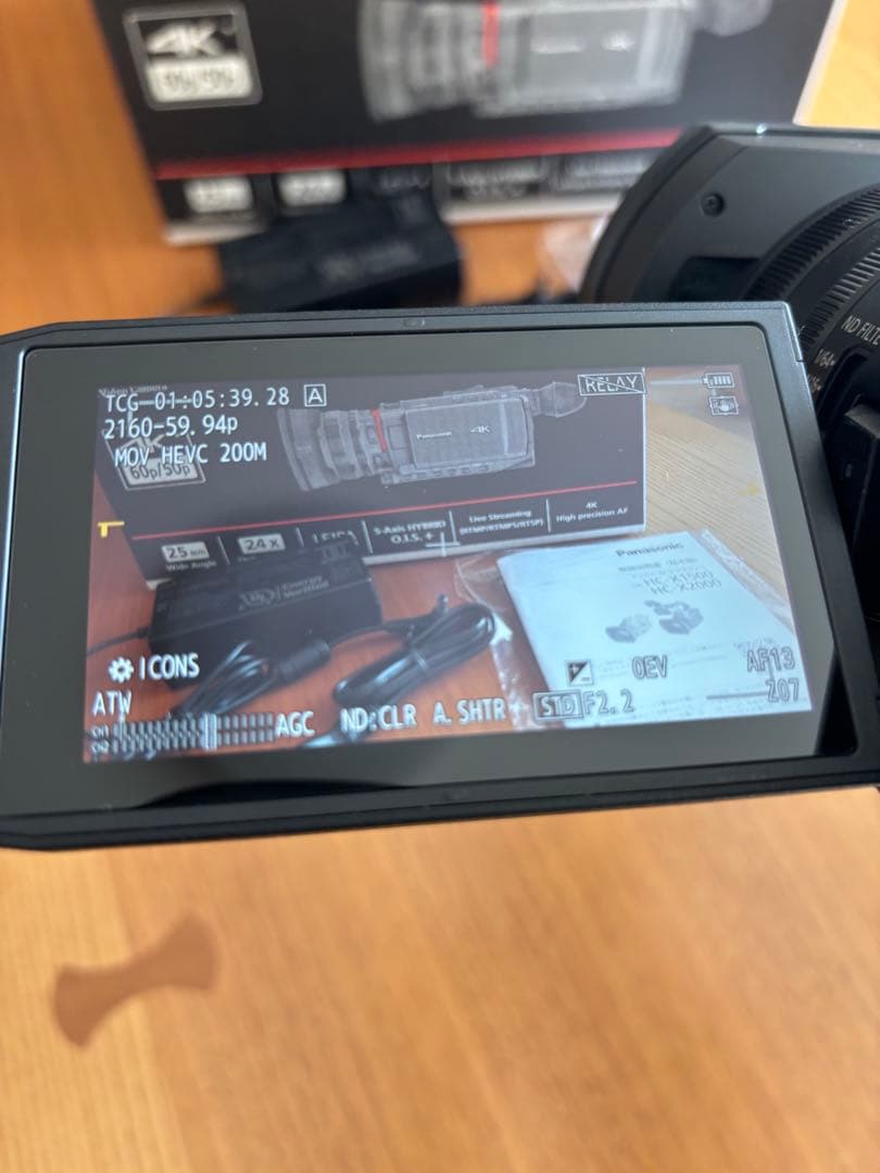 Panasonic 4K デジタルビデオカメラ HC-X1500