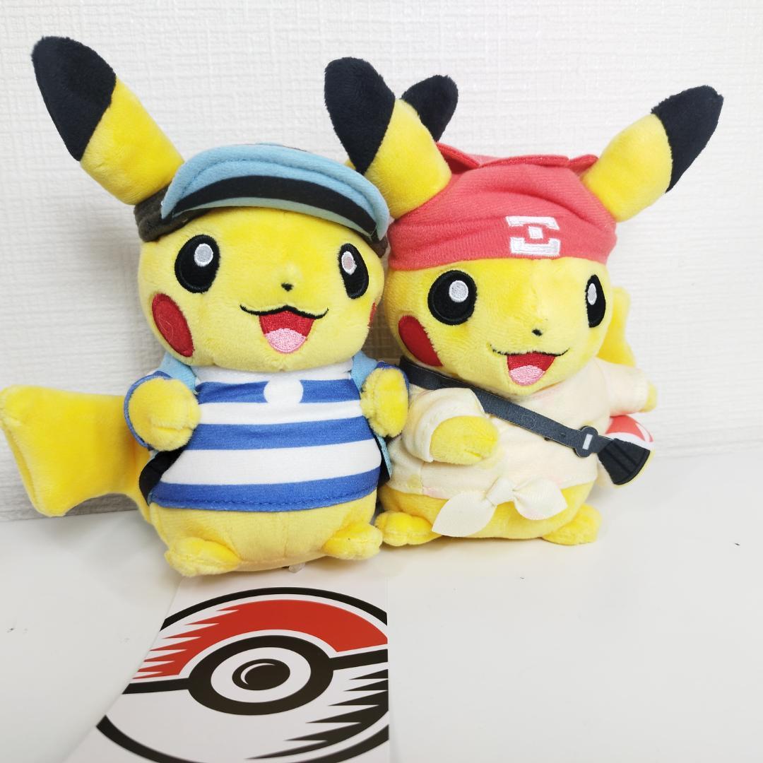 ピカチュウ 25周年 アローラ地方 ぬいぐるみ Pikachu ポケモ I1O9