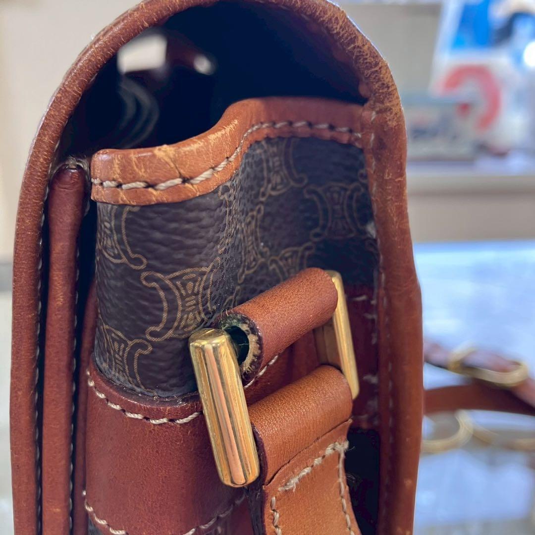 も*様 CELINE セリーヌ　マカダム柄　ショルダーバッグ　定番　ロゴ