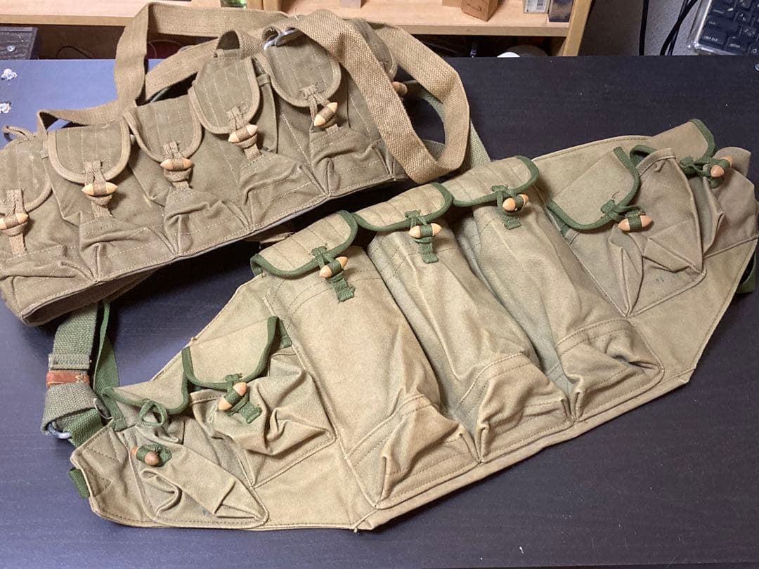 AK47用　マガジンポーチ　チェストリグ　中国軍　実物？　ナム戦