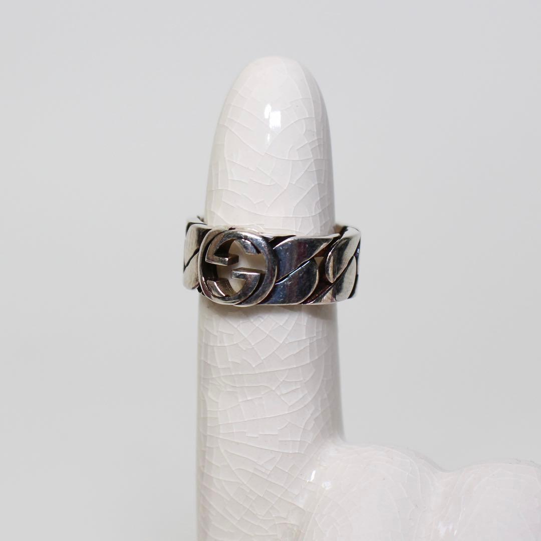 新品 グッチ リング インターロッキングG 15号 指輪