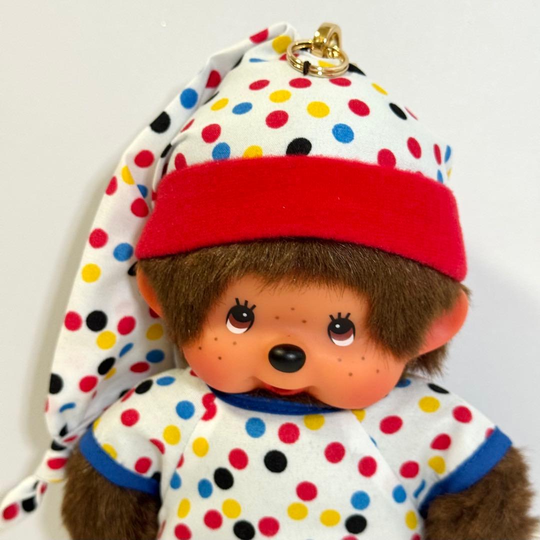 モンチッチ Sサイズ 男の子白Tシャツ＆パンツ キーチェーン付き