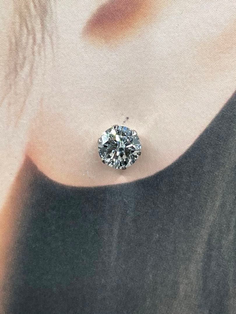 JL102★高級 大粒ダイヤモンド1.012ct プラチナ ピアス ソ付